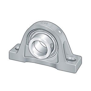 Plummer Block Housing Unit, Series: PASE-XL, 15 mm Inside Diameter, 30.2 mm Base to Bore Centerline, 125 mm Overall Length, 57 mm Overall Height, Compatible Bearing Type: Radial Insert Ball Bearing, 95 mm Bolt Center-to-Center Length, 30 mm Base Width, Flake Graphite Cast Iron