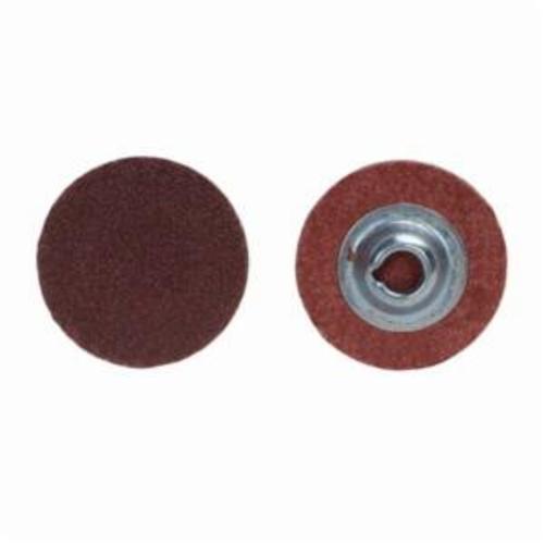 Coated Abrasive Quick-Change Disc, Series: R228, Type TS (Type II) Attachment, 3 in Diameter Disc, Aluminum Oxide Abrasive, 36 Grit, Extra Coarse Grade, 2-Ply Cotton Backing, X-Weight Backing Weight, 20000 RPM Maximum