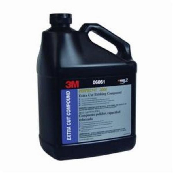 Rubbing Compound, Extra Cut, 1 gal Container, Bottle Container, White, Applicable Materials: Modern Paint Systems