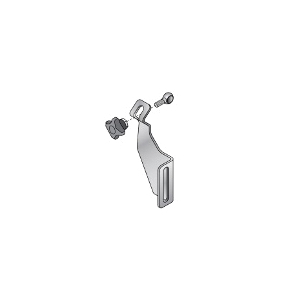 Guide Rail Bracket, Series: 213, 1/2 Inch Rod, 11 ga Thickness, Stainless Steel, 3.05 Inch Length x 1.38 Inch Width x 6.33 Inch Height