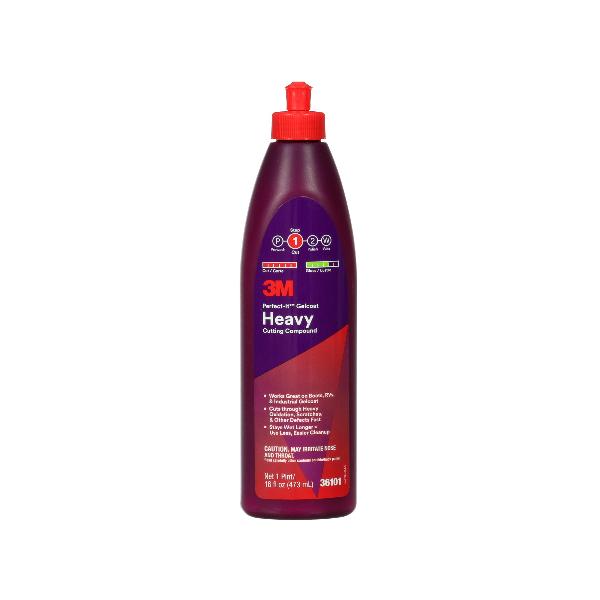 Gelcoat Heavy Cutting Compound, 1 pt Container