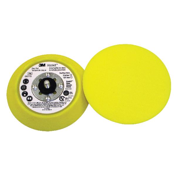 Disc Pad, Medium Density Regular, 5 Inch Pad Diameter, Attachment, 12000 rpm Maximum