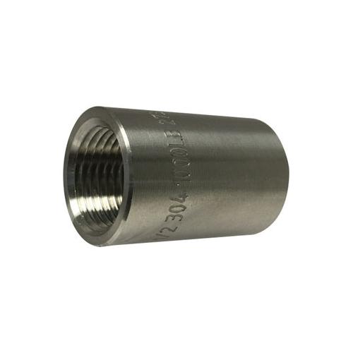 Barstock Coupling, Fitting/Connector: Coupling, 1/2 in Nominal, FNPT End Style, 1000 lb Pressure Class, Stainless Steel