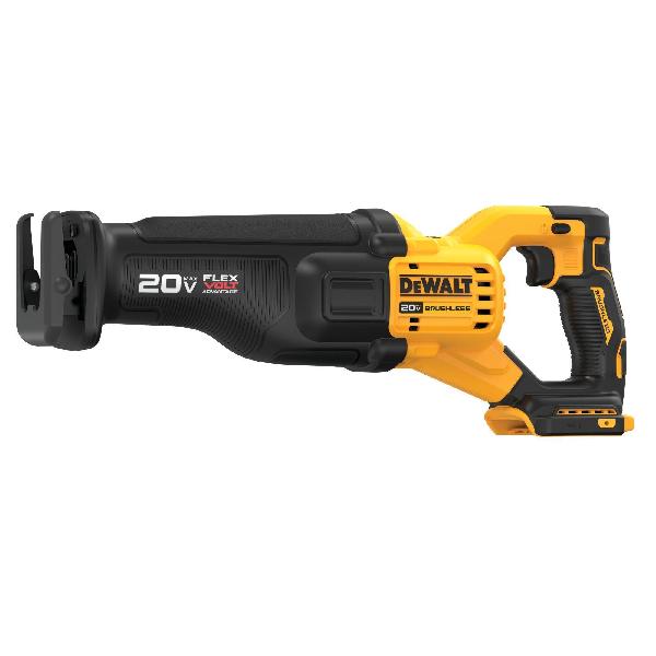 Reciprocating Saw, Brushless Cordless, Bare Tool/Kit: Bare Tool, 1-1/8 in Stroke Length, 0 to 3000 spm Strokes per Minute, 20 V, Battery, Battery Included: No, Variable Speed Trigger Control