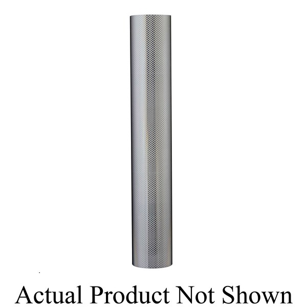 Reflective Sheeting, Flexible, Series: 3910FP, 50 Yard Length, 4 Inch Width, Prismatic, White, Pressure Sensitive Adhesive, 60 °F