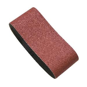 Sanding Belt, 14 in Belt Length, 2-1/2 in Belt Width, 100 Grit, Fine Grade, Aluminum Oxide Abrasive, Cloth Backing, Resin Coat, Maroon, X-Weight Backing Weight