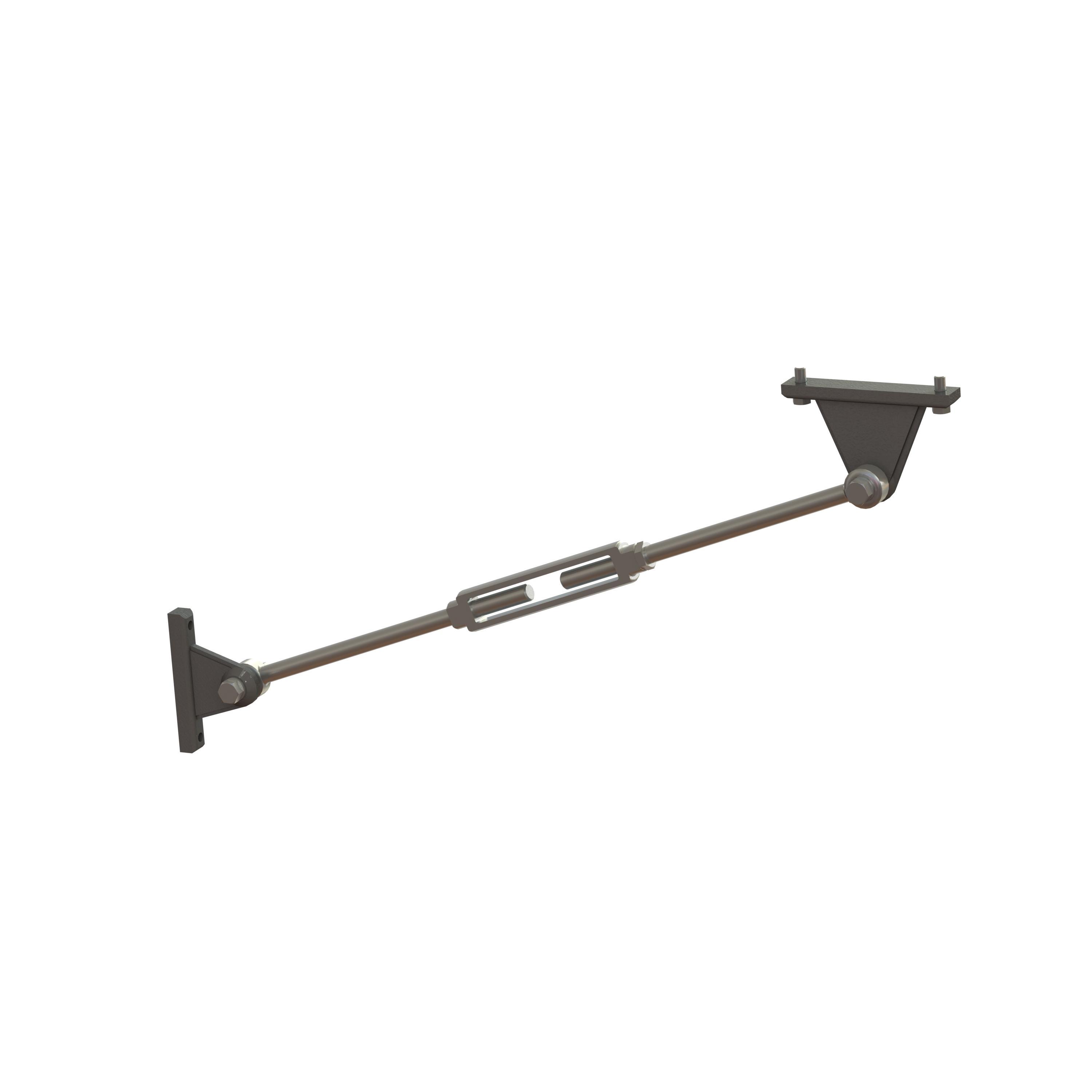 Torque Arm Kit, For Use With: HERA® Model HERA55 Cast Iron Helical-Hypoid Reducer and High Efficiency Right Angle Gear Drive, Cast Iron/Steel