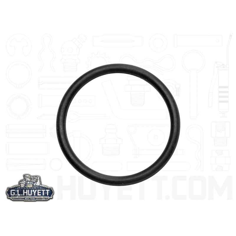 O-Ring, 1-5/8 in Inside Dia, 1-7/8 in Outside Dia, 1/8 in Thickness, Disc Cross Section, Dash Number: 223, 70 Shore A Durometer, Standard Hardness, Buna-N, Black, Import