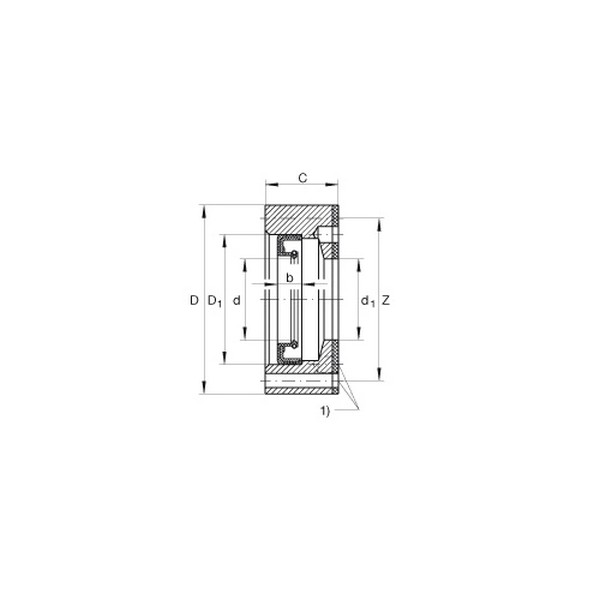Seal Carrier Assembly, Series: DRS Series, 35 mm Shaft Diameter, 14 mm Width, 4 Holes, -30 to 120 °C