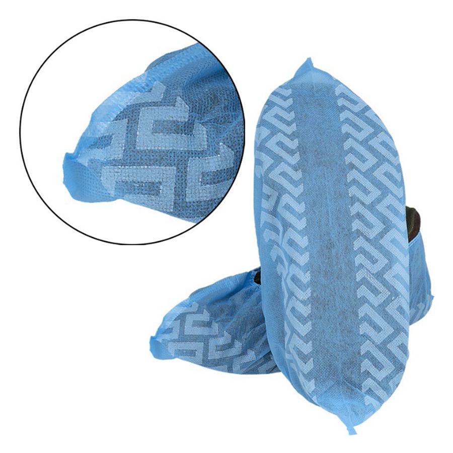 Shoe Cover, Light Weight, Fits Shoe Size: XL, Blue, Polypropylene Upper & Midsole