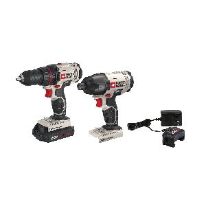 Combo Kit, Cordless, Tool/Kit: Kit, 20 V, Lithium-Ion Battery, Specifications: 2-Tool