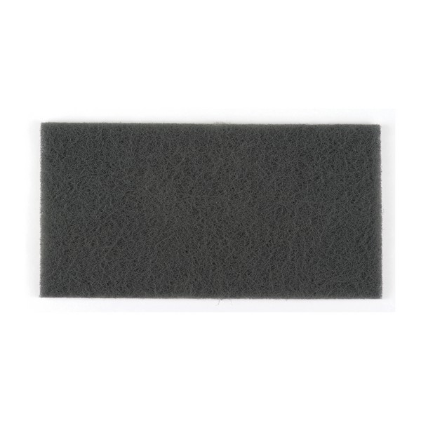 Hand Pad, Durable Flexible, 9 Inch Length, 4-1/2 Inch Width, Ultra Fine Grade, Silicon Carbide Abrasive, Gray Pad Color, Applicable Materials: Glass, Plastic, Porcelain and Vinyl