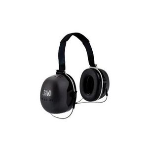 Earmuff, Series: X Series, 31 dB Noise Reduction Rating, Black, Behind the Head Band Position, ABS/Polyurethane