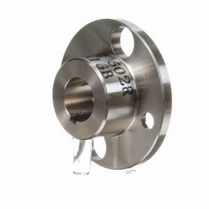Flexible Coupling, Finished Bore Round Flange, 1-3/16 Inch Bore, 5.063 Inch Outside Diameter, 4-7/8 Inch Overall Length, 2-1/4 Inch Diameter Hub, 1-1/2 Inch Length Through Bore, 84 ft-lb Torque, 5300 RPM Maximum, 200 °F, Zinc Plated