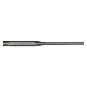 Drive Pin Punch, 1-Piece Long Super Duty, 7/32 in Tip, Steel Tip, 8 in Overall Length, Parabolic, Steel Handle