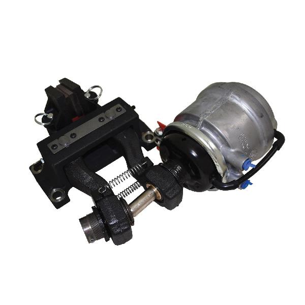 Caliper Brake, Spring Actuated Air Released Open Standard Coefficient, 13570 in-lb Static Torque, 41.6 cu-in Air Volume, 100 PSI Maximum, 32 to 150 °F, Black Oxide, 15.72 in L x 7 in W x 14.12 in H Dimensions
