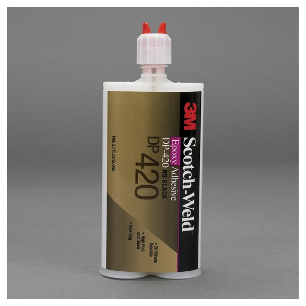 Epoxy Adhesive, 2-Part Non-Sag, Duo-Pak Cartridge Container, 400 mL Container, Epoxy Base