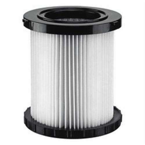 Replacement HEPA Filter, Reusable Wet/Dry Vacuum, 4-61/64 in W x 4-13/16 in D x 4-61/64 in H, For Use With: DCV580 and DCV581H Wet/Dry Vacuum, Plastic