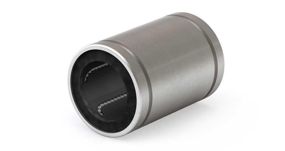 Linear Ball Bearing, Standard, Series: JP, 30 mm Shaft Diameter, 1560 N Dynamic, 2740 N Static Load, Standard Steel