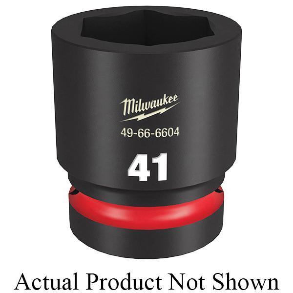 Socket, Impact Rated: Yes, Measurement System: Metric, Hex Drive, 1 in Drive, Standard Socket, 55 mm Socket, 3.23 in Overall Length, 6 Points, Forged Steel, Black