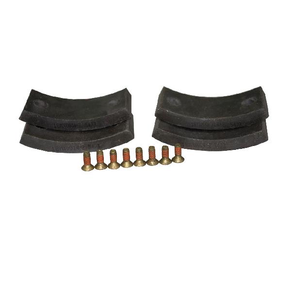 Facing Kit, For Use With: Model 8K Standard and Hinge Top Model Drum Brakes, Specifications: Standard Coefficient, 3.02 sq-in Brake Facing Effective Area, Red Brake Facing Edge Color, 2013 hp-hr Approximate Brake Facing Life
