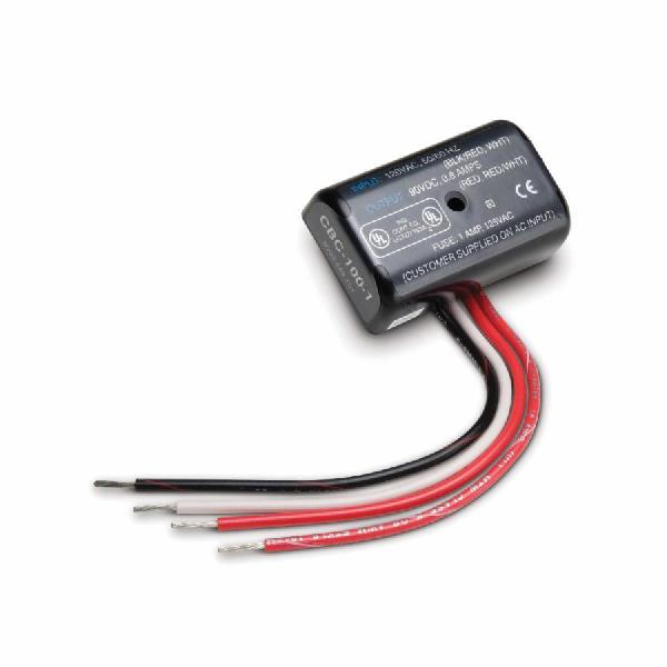 On-Off Control, Integral/Conduit Box Mounted, Series: CBC-100, 120 VAC Input, 90 VDC Output, 1 Channels, For Use With: 90 VDC Clutches/Brakes, 0.8 A Output Current, 50/60 Hz Frequency, SPST Switching, -20 to 113 deg F Ambient Temperature, 2.18 in L x