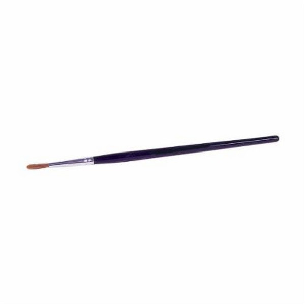 Watercolor Brush, Pointed Tip, 3/64 in Brush, Sable Brush, Aluminum Ferrule, Round Grip, Water Based Paint
