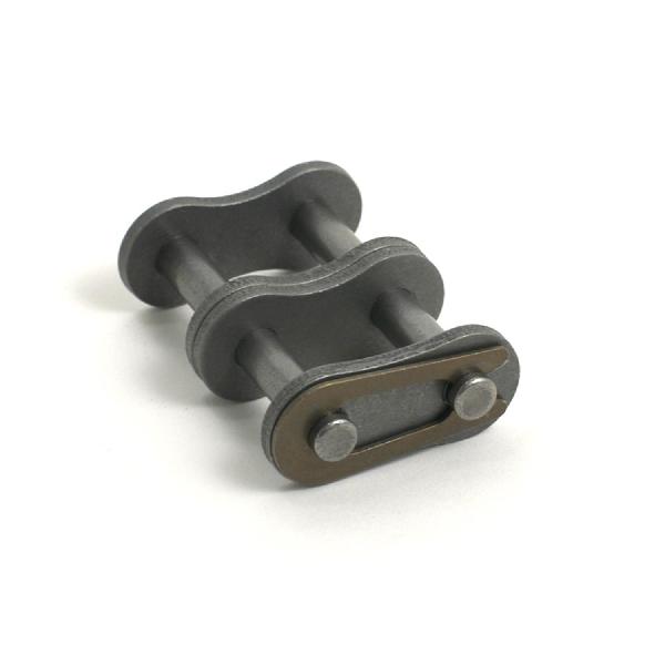 Connecting Link, 2-Strand, 10B-2 Chain, 15.88 mm Pitch, Carbon Steel