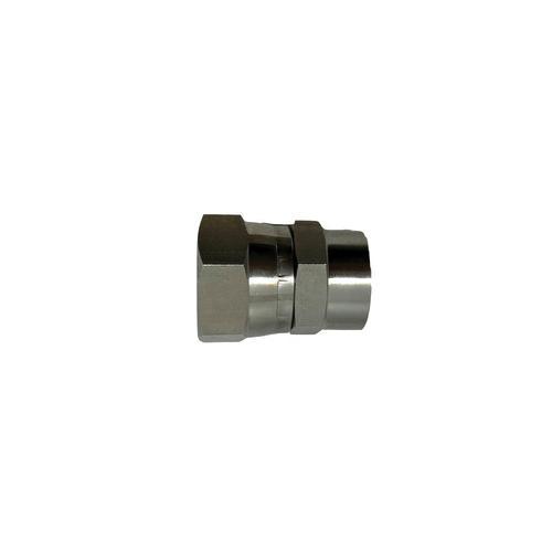 Adapter, 3/4 in Nominal, Female JIC x Weld-On End Style, 3000 psi Pressure, 1000 °F, Stainless Steel, 1000 °F Dimensions