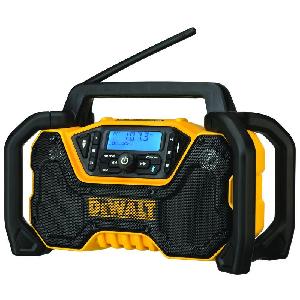 Jobsite Radio, Cordless, Bare Tool/Kit: Bare Tool, Quad Speaker, 12/20 V, 15 in W x 10 in H
