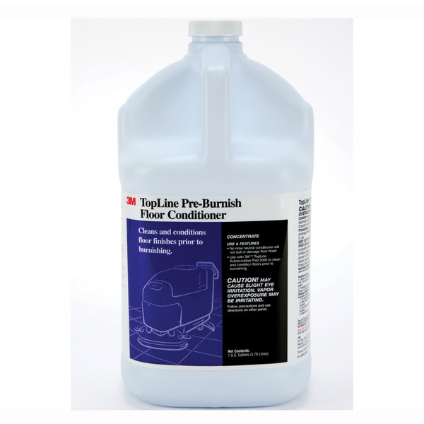 TopLine Floor Conditioner, 1 gal Container, Bottle Container, Liquid Form, Fresh Odor/Scent, Clear Light Green