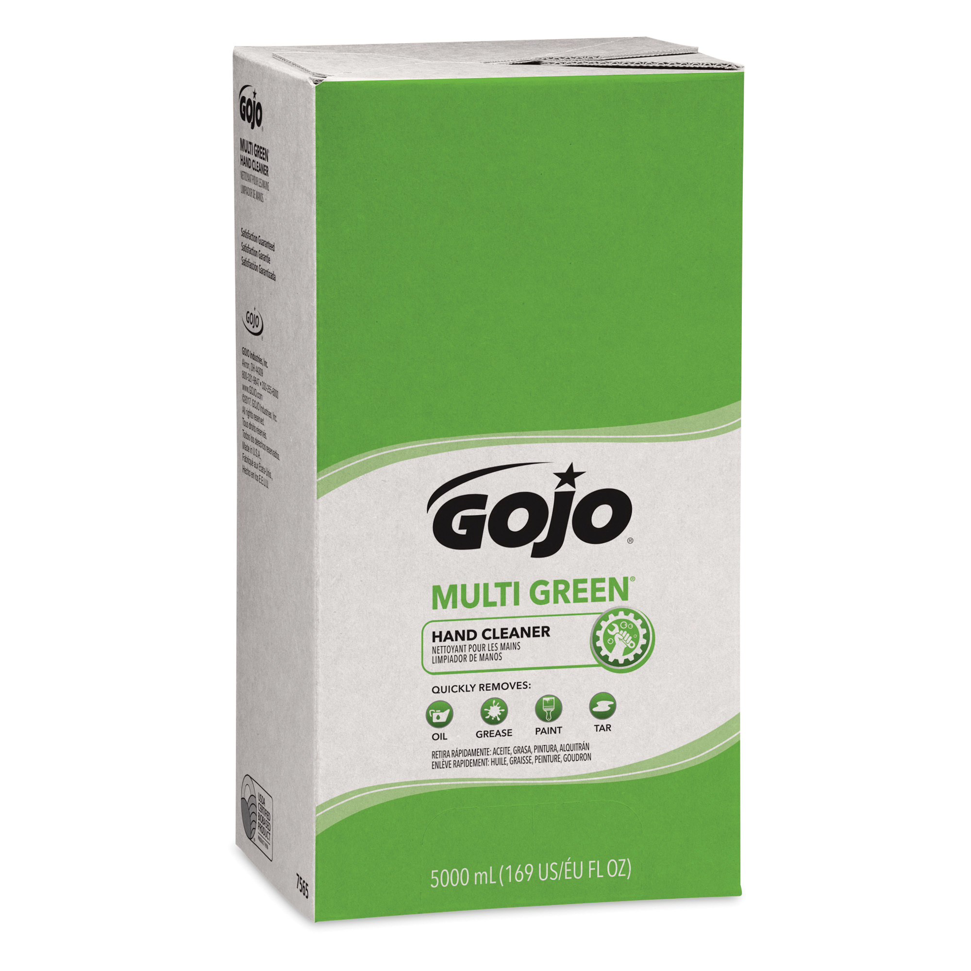 Multi Green Hand Cleaner, 5000 mL Refill, For PRO TDX Dispenser, Contains Pumice, Natural Citrus, 2/Case