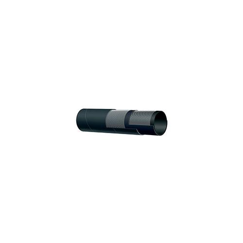 Hoses, Industrial, Series: T753AA, 1-1/2 in Nominal, 2.36 in OD, 100 ft Length, 0.260 mm Wall Thickness, 180 psi Working, -22 to 176 °F, Natural Rubber, Black, Import