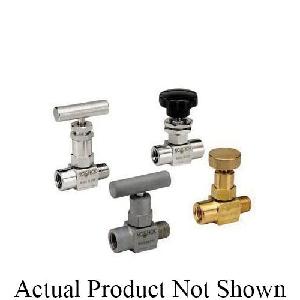 Needle Valve, Hard Seat, Series: 100 Mini, 1/4 in Nominal, MNPT x FNPT, 10000 psi, 316 Stainless Steel Body, 316 Stainless Steel Trim, FKM O-Ring
