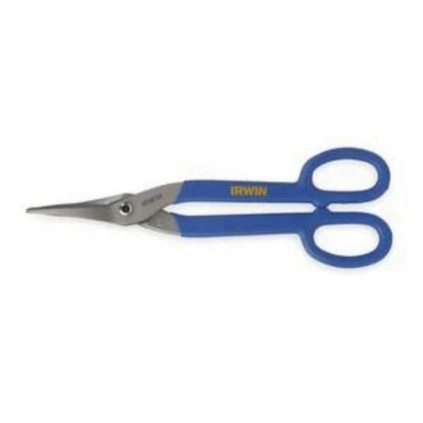Tinner Snip, Series: 210, Cutting Capacity: 24 ga Cold Rolled Steel, 26 ga Stainless Steel, 2 in Length of Cut, Straight/Tight Curved Snip, 10 in Overall Length, Ducktail Blade, 2 in L Blade, Hot Drop Forged Steel Blade, Vinyl Handle, Pro-Touch™ Grip