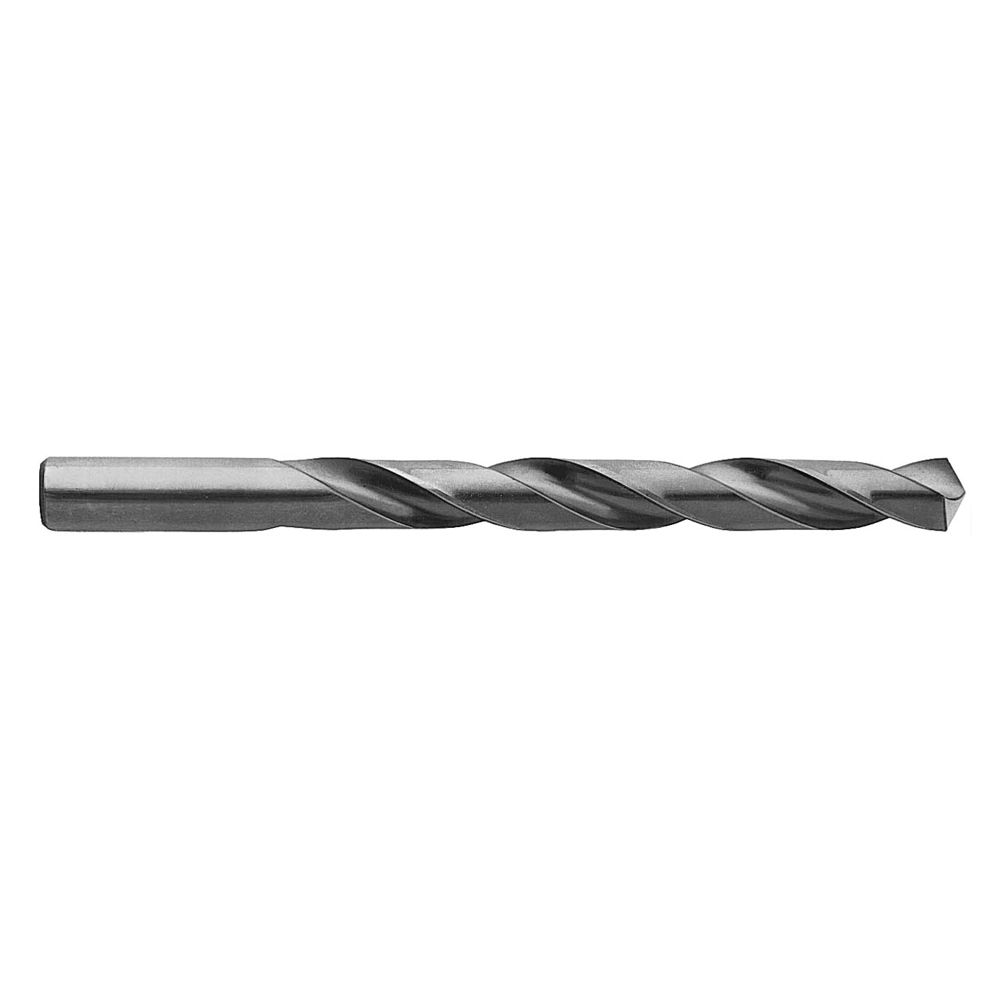 Jobber Length Drill Bit, #10 Drill - Wire, 0.1935 in Drill, 3-5/8 in Overall Length, 2-7/16 in Cutting Depth, 2-7/16 in Flute Length, 118° Point, HSS, Oxide Treated, Applicable Materials: Cast Iron, Stainless Steel, PH Steel, Low and Medium Carbon Steel