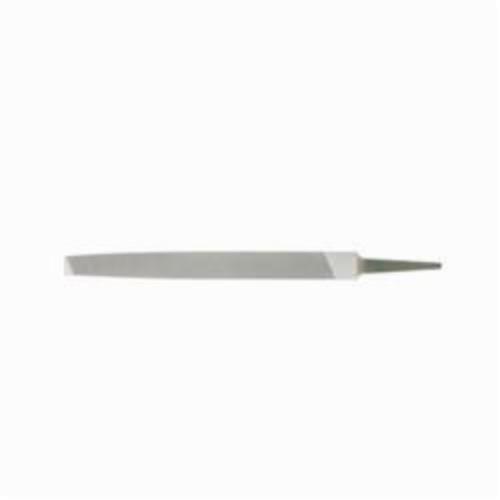 Mill File, Flat, 12 in Length, Bastard/Single Cut, Coarseness of Cut: American Pattern, 0.3 in Thickness