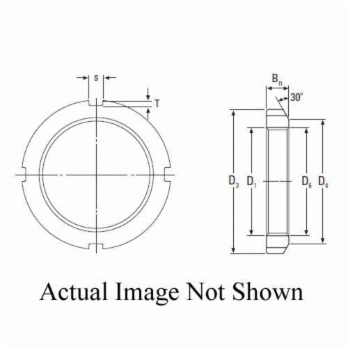 Bearing Lock Nut, Series: KM Series, 115 mm Inside Dia, 165 mm Outside Dia, 149 mm Face Dia, M130 x 2, 21 mm Width