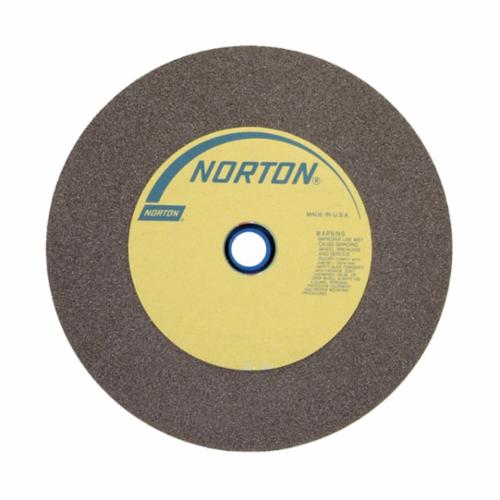Bench and Pedestal Grinding Wheel, Straight, 12 in Wheel Dia, 2 in Wheel Thickness, 1-1/2 in Center Hole, 24 Grit, Coarse Grade, Aluminum Oxide Abrasive, 2070 RPM Maximum, Vitrified Bond, Brown Wheel, Wheel Type Number: Type 1