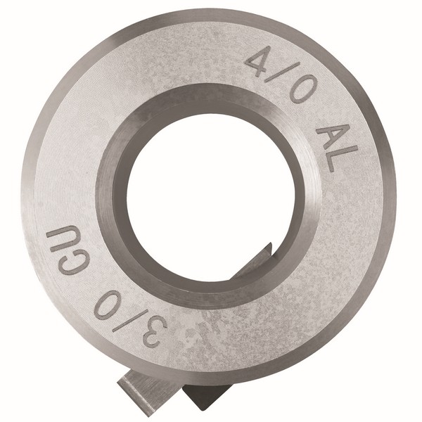 Cable Stripper Bushing, Quick-Release, For Use With: DCE151 Cordless Cable Stripper, Specifications: 4/0 AWG Aluminum, 3/0 AWG XHHW Copper Cable, 0.616 in ID 60 mil THK Jacket