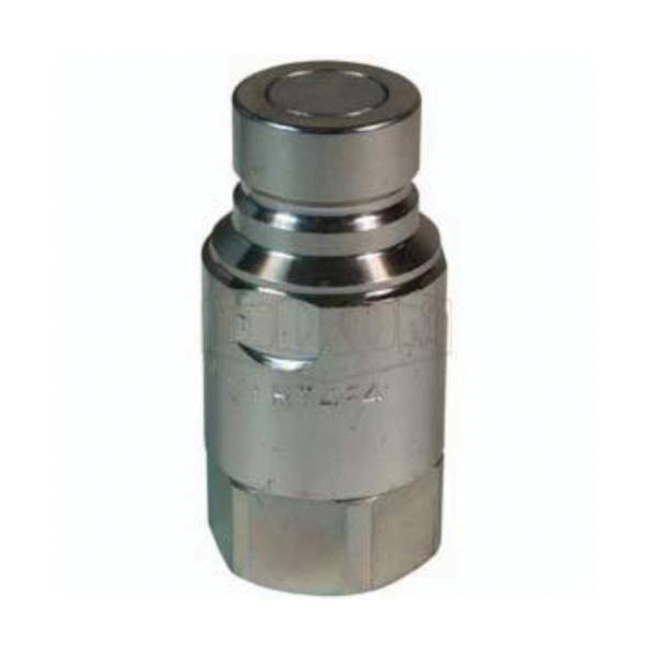 Flush Face Female Plug, Series: HT Series, 3/4-14 Nominal, FNPT, 1-1/2 Inch Hex, 3.42 Inch Length, 5000 psi, Steel, Domestic