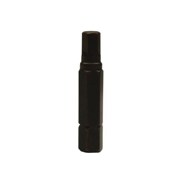 Replacement Hex Bit, Measurement System: Metric, 1/2 Inch Drive, Hex Bit, 12 mm Bit, 54.5 mm Bit Length, 92.5 mm Drive End Width, 12 mm Overall Length, Alloy Steel, Polished Chrome