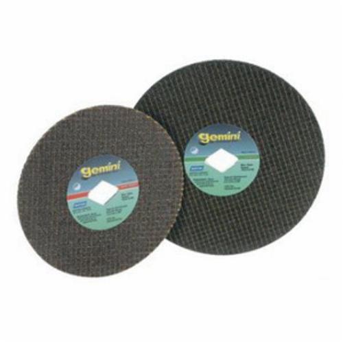 Cut-Off Wheel, All Purpose Small Diameter, Series: U57A, 6 in Wheel Dia, 0.045 in Wheel Thickness, 5/8 in Center Hole, 36 Grit, Very Coarse Grade, Aluminum Oxide Abrasive, 10190 RPM Maximum, Resin Bond, Wheel Type Number: Type 01/41 Straight, For Use With: Circular Saw Machines