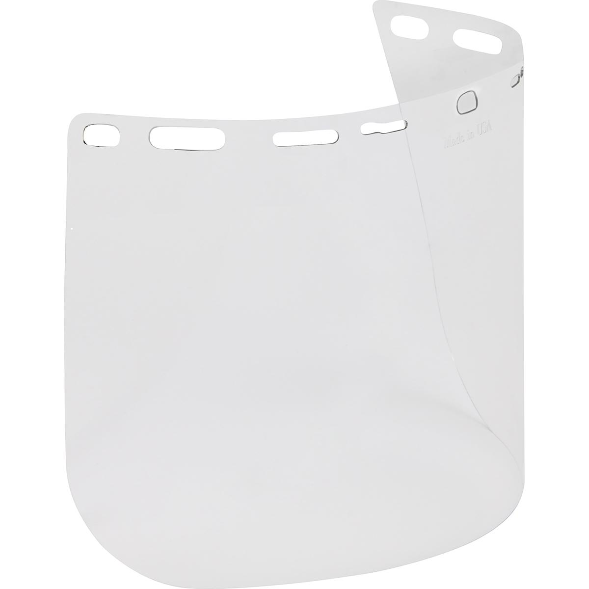 Safety Visor, Universal, Series: 251-FA815, Clear, PETG, 0.02 in Visor Thickness, For Use With: 280-HP940 Bump Cap and 251-EPB940 Bracket