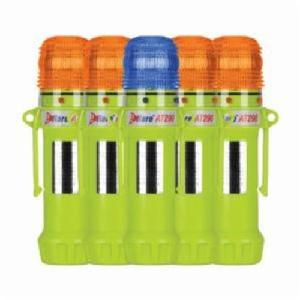 Helicopter Landing Zone Kit, Flashing/Steady-On, Series: 939-AT290-05, Amber/Blue, Specifications Met: ANSI Class 1, NFPA Division 2/Zone 2, PROP65: <lt/>warning message<gt/>, (4) AA Alkaline Batteries Power Source, 8 in H Dimensions