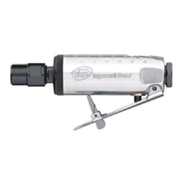 Air Die Grinder, Straight, Tool/Kit: Bare Tool, 1/4 in Collet, 28000 RPM, 0.25 HP, 24 cfm, 90 PSI Air, 1/4 in NPT in NPT Air Inlet, Front Exhaust Location, Lever Throttle, 3/8 in Minimum Hose Size, Aluminum Housing, 83 dB, 5-13/16 in OAL