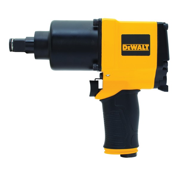 Pneumatic Impact Wrench, Tool/Kit: Bare Tool, Square Drive, 3/4 in Drive, 750 bpm, 1000 ft-lb, 6200 RPM, 7 cfm, 90 psi Air, 1/4 in Air Inlet, Base Exhaust Location, 3/8 in Minimum Hose Size, Aluminum Housing, Rubberized Grip, 49 scfm Short Run Air Co