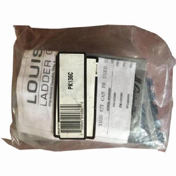Shoe Kit, Replacement, For Use With: FP1503, FP1504 Platform Ladders, FS1503, FS1504 Step Ladders and FS1504-S51 Standard Ladders, Gray