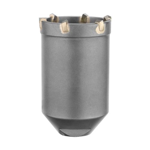 Core Bit Body, 4 in Overall Length, 3 Cutting Depth, Carbide, Tungsten Carbide Teeth Cutting Edge, Tungsten/Hardened Steel, Silver, Applicable Materials: Concrete, Rock, Artificial Stone and Masonry