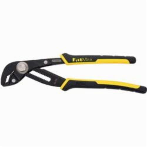Groove Joint Plier, 17-Position Adjustable, 2-3/4 in Nominal Capacity, V-Shape, 1-3/4 in L x 7/8 in W Jaw, Alloy Steel Jaw, 12 in Overall Length, ASME B107.23 Specifications Met, Ergonomic Handle, Gloss